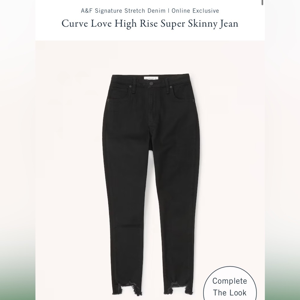 curve love super skinny ankle high rise jeans